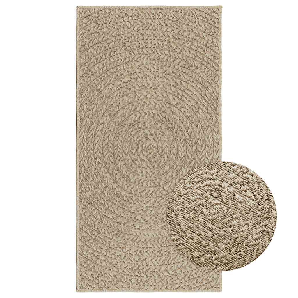 Vetonek Alfombra ZIZUR apariencia yute interior exterior beige 60x110cm