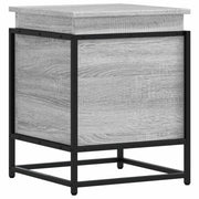 Storage box with Sonoma gray wood lid 40x40x51.5 cm - Vetonek