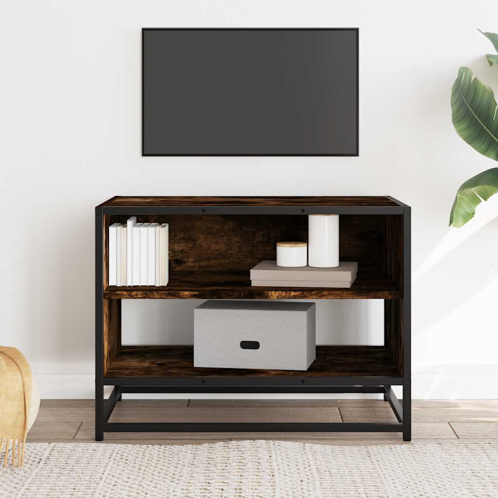 Mueble TV metal y madera sintetizada Nexus roble humo 61x40x46 cm