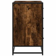 Cómoda de madera contrachapada roble ahumado 70x41x70 cm v1408 - Vetonek