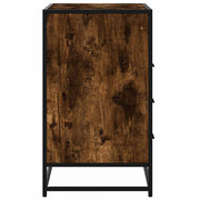 Cómoda de madera contrachapada roble ahumado 70x41x70 cm v1453 - Vetonek