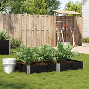 Jardinière en pin massif noir 150x100 cm v8506 Vetonek