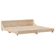 Estructura de cama sin colchón madera maciza de pino 180x200 cm V1940 Vetonek