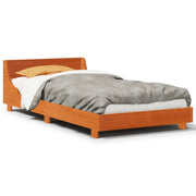 Vetonek Estructura de cama sin colchón madera maciza marrón 90x190 cm
