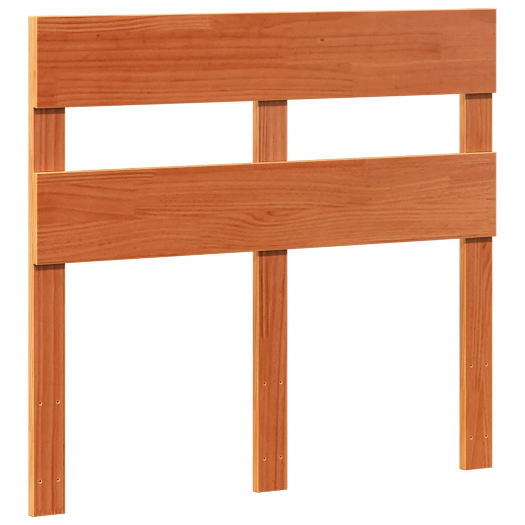 Estructura de cama sin colchón madera maciza marrón 90x190 cm v2985 - Vetonek