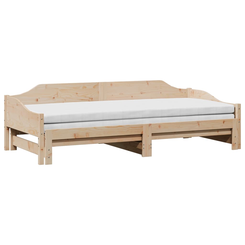 Sofá cama nido madera maciza de pino 90x200 cm