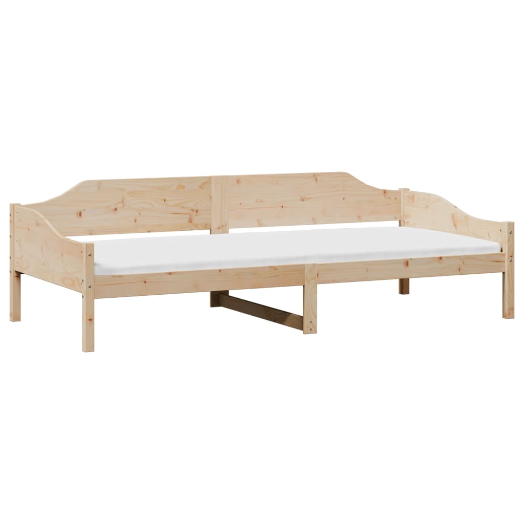 Estructura de cama sin colchón madera maciza de pino 90x200 cm v3890 - Vetonek