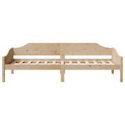 Estructura de cama sin colchón madera maciza de pino 90x200 cm v3890 - Vetonek