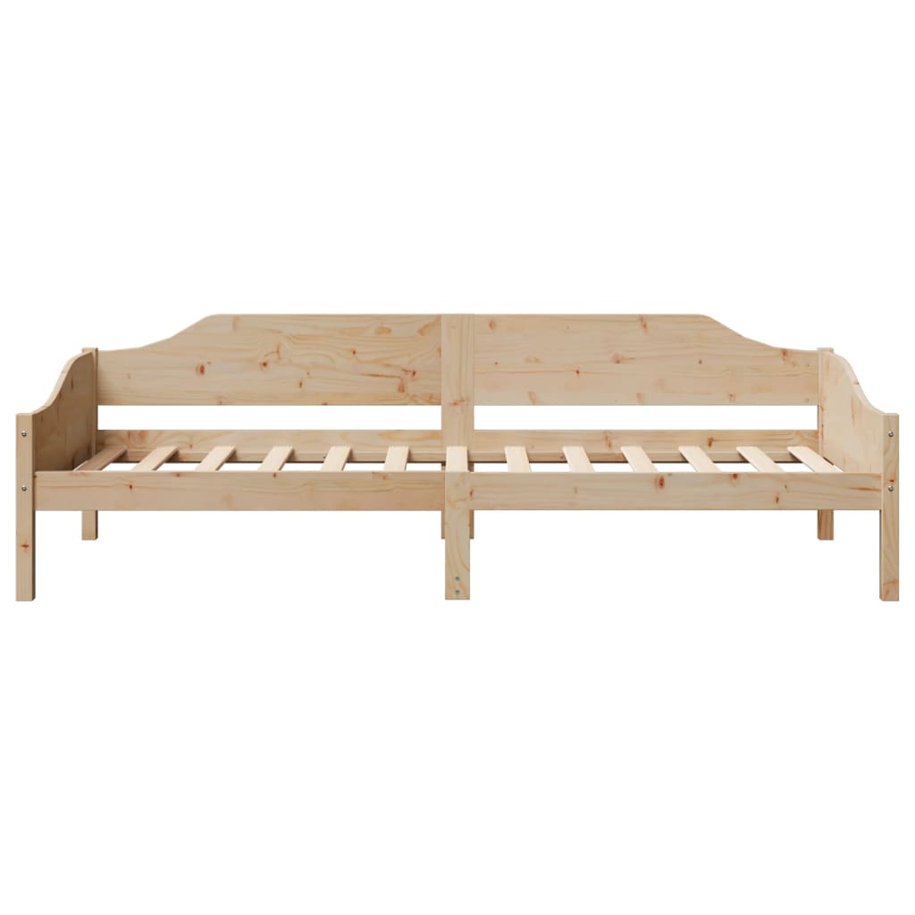 Estructura de cama sin colchón madera maciza de pino 90x200 cm v3890 - Vetonek