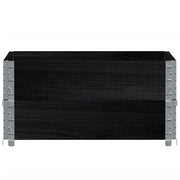 Jardinera de madera maciza de pino negro 80x60 cm v2998 - Vetonek