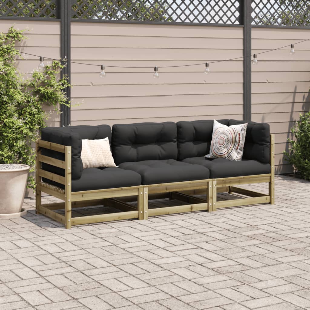 Garden Sofas 3 Piece Sofas Wooden Wooden