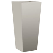 Jardinera de acero oxidado 35x35x75 cm v5222 - Vetonek