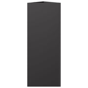 Jardineras triangulares 2 uds acero negro 30x26x75 cm v5741 Vetonek