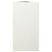 Jardineras triangulares 2 uds acero blanco 40x34,5x70 cm v5901 Vetonek