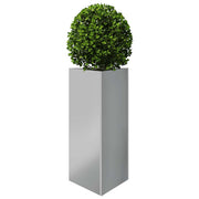 Jardineras triangulares 2 uds acero galvanizado 40x40x75 cm - Vetonek