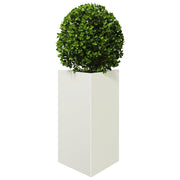 Jardineras triangulares 2 uds acero blanco 50x43x75 cm v6045 Vetonek