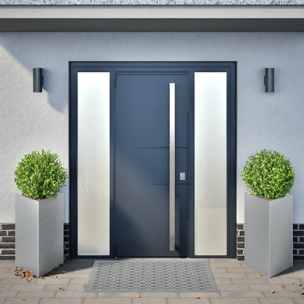 Jardineras triangulares 2 uds acero galvanizado 50x43x75 cm v6120 - Vetonek