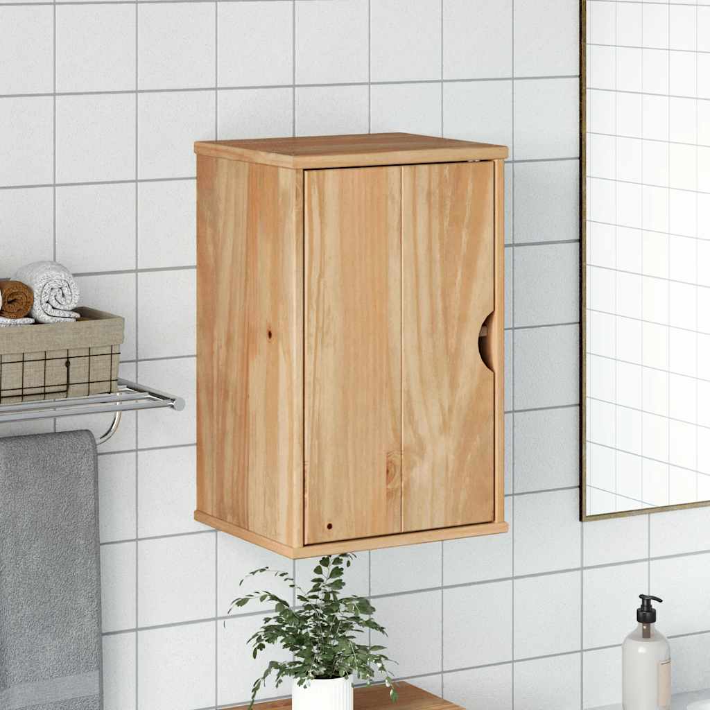 Mueble de baño OTTA madera maciza de pino 35x30x55 cm - Vetonek