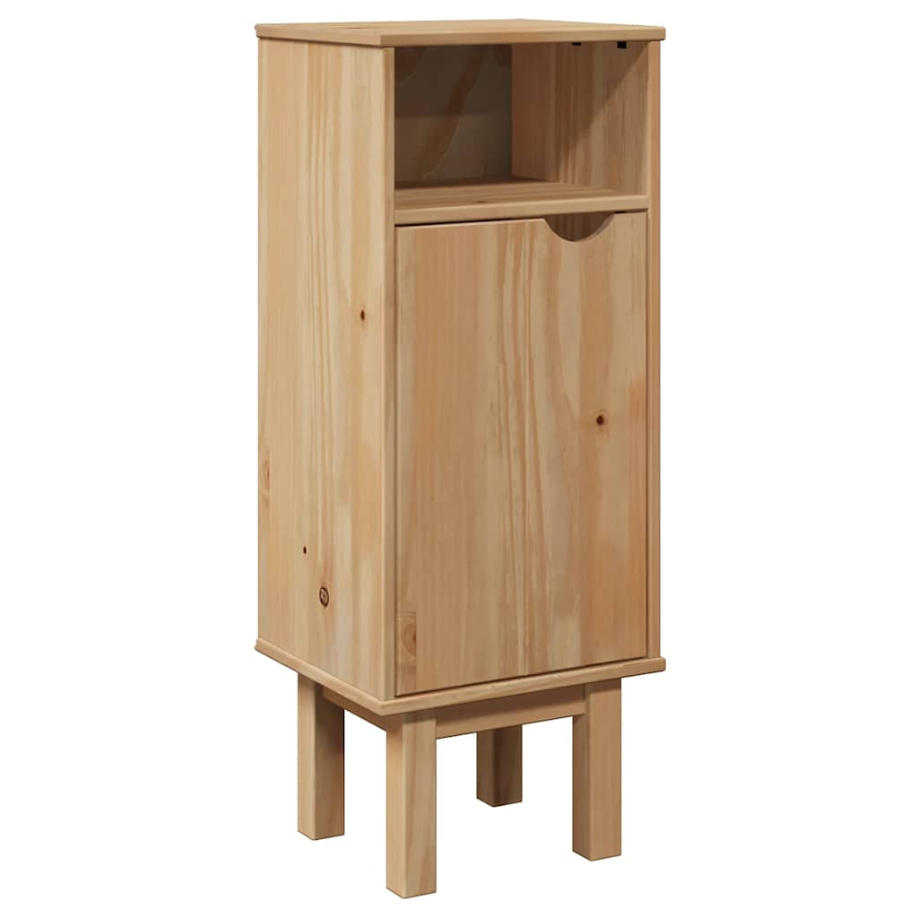 Mueble de baño OTTA madera maciza de pino 35x30x90 cm - Vetonek