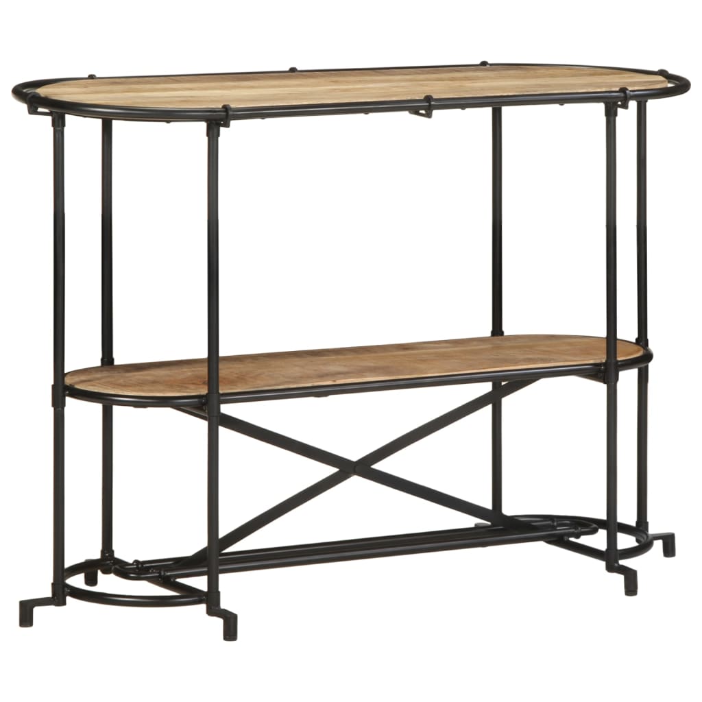 RUGOSE MANGO WOOD CONSOLE 110x42x76 cm