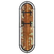 Appendiabiti da parete con 4 ganci 2 pz in legno massello riciclato v2015 - Vetonek