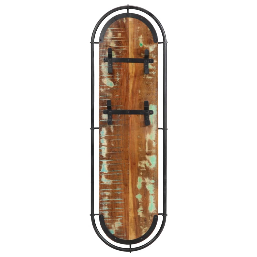 Appendiabiti da parete con 4 ganci 2 pz in legno massello riciclato v2015 - Vetonek