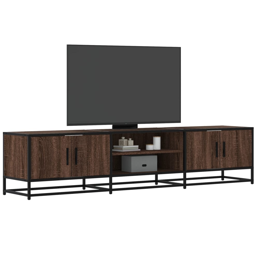 Vetonek Mueble para TV madera de ingeniería roble marrón 180x35x41 cm