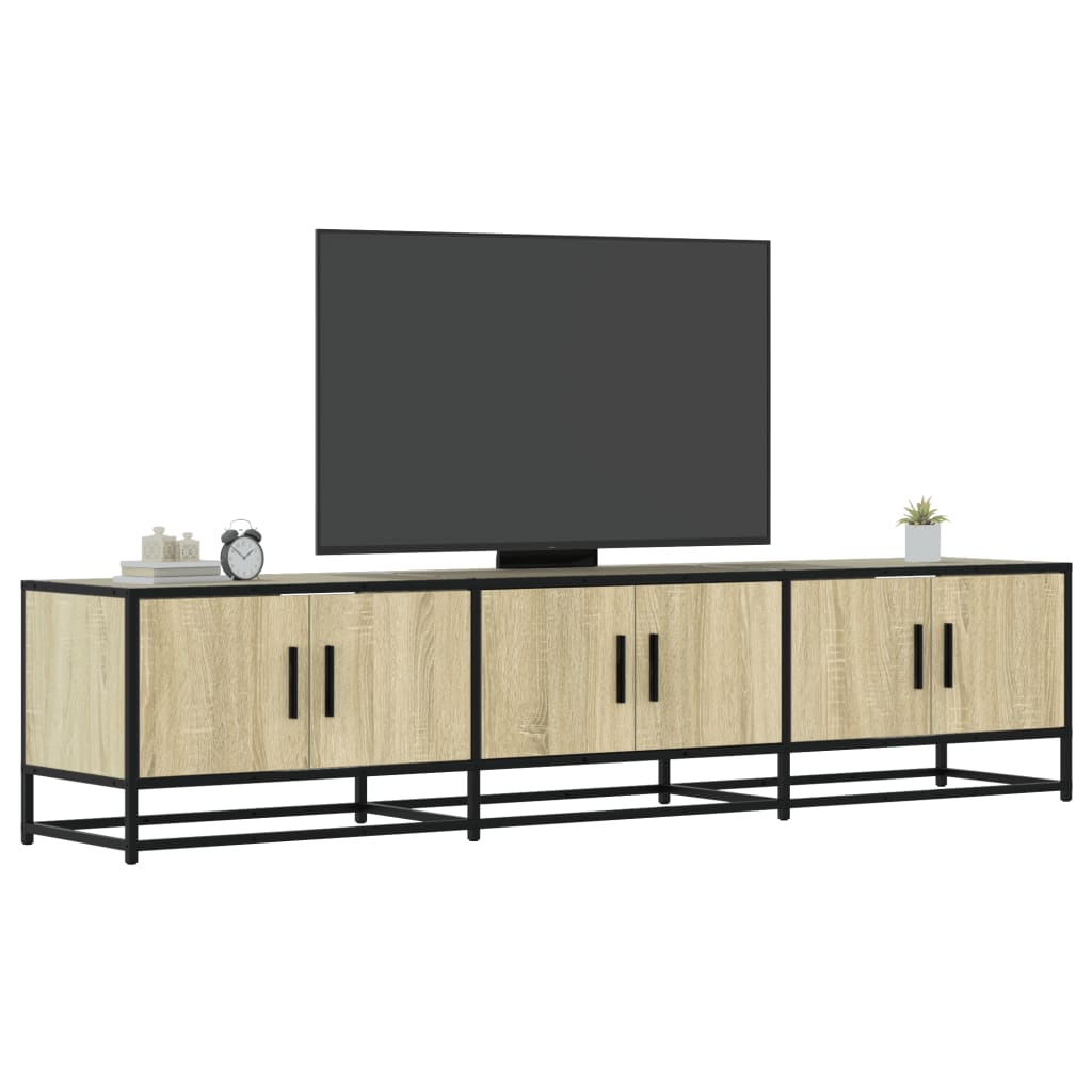 Vetonek Mueble para TV madera de ingeniería roble Sonoma 180x35x41 cm