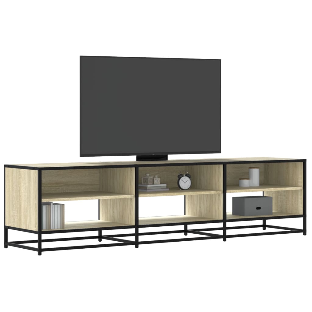 Vetonek Mueble para TV madera de ingeniería roble Sonoma 180x40x46 cm