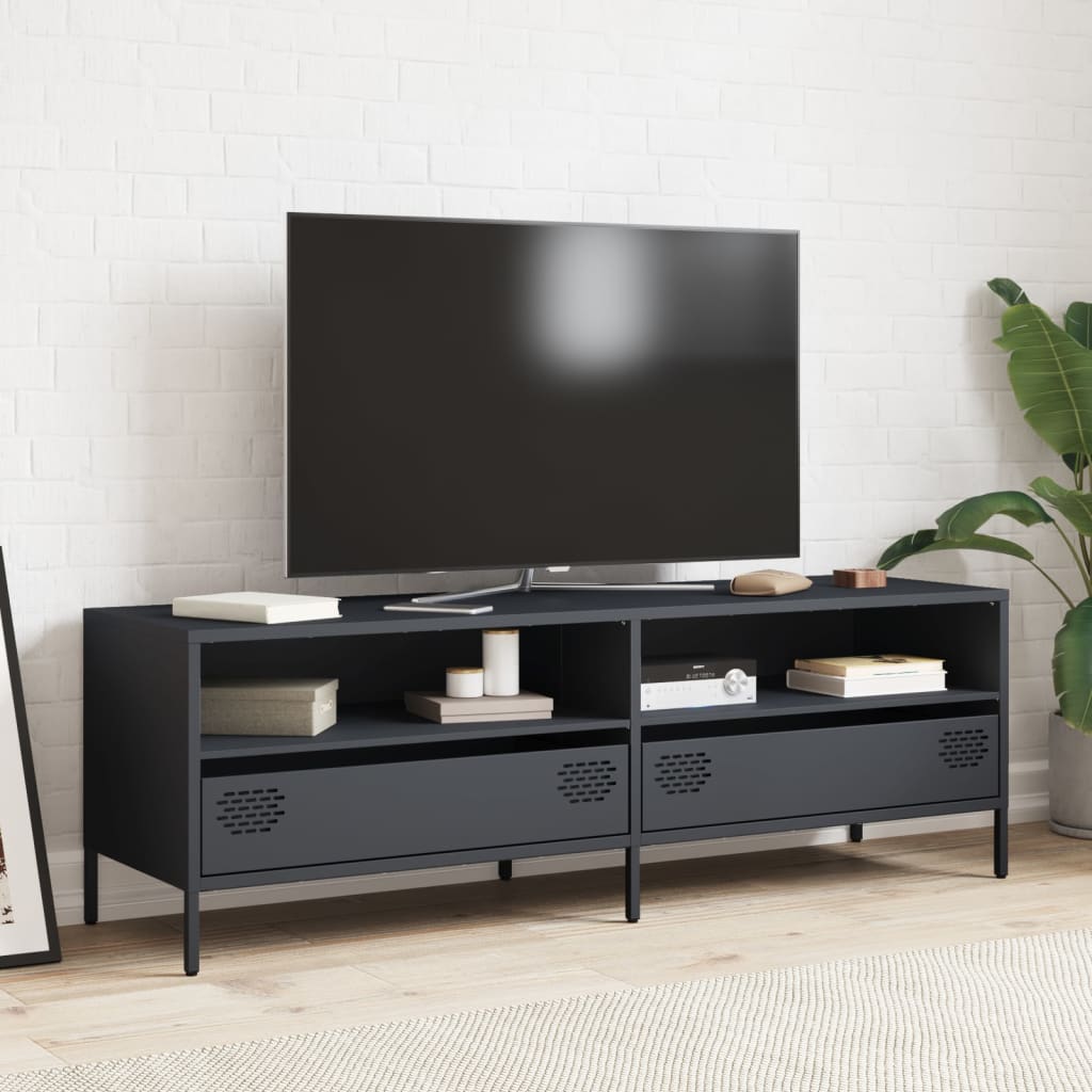 Cold rolled tv furniture anthracite 135x39x43.5 cm