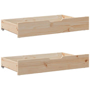 Estructura de cama sin colchón madera maciza de pino 90x190 cm V0637 Vetonek