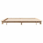 Estructura de cama sin colchón madera maciza de pino 200x200 cm V6509 Vetonek