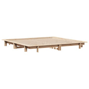 Estructura de cama sin colchón madera maciza de pino 200x200 cm V6509 Vetonek