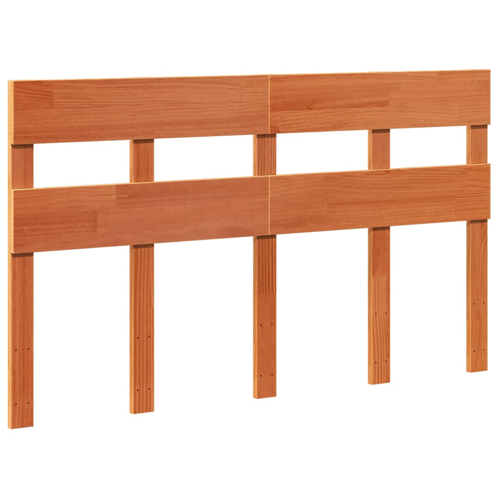 Estructura de cama sin colchón madera maciza marrón 120x190 cm v7001 - Vetonek