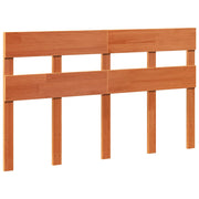 Estructura de cama sin colchón madera maciza marrón 135x190 cm v7032 - Vetonek