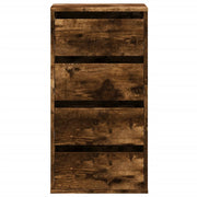 Cómoda de esquina madera de ingeniería envejecida 40x41x76 cm v1251 - Vetonek
