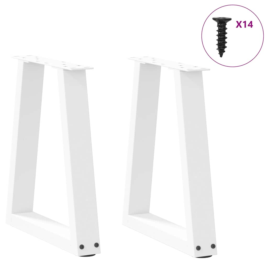 Dining table legs in V -shaped dining table