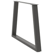 Patas para mesa de comedor forma X 2 uds acero, diseño resistente y estable - Vetonek