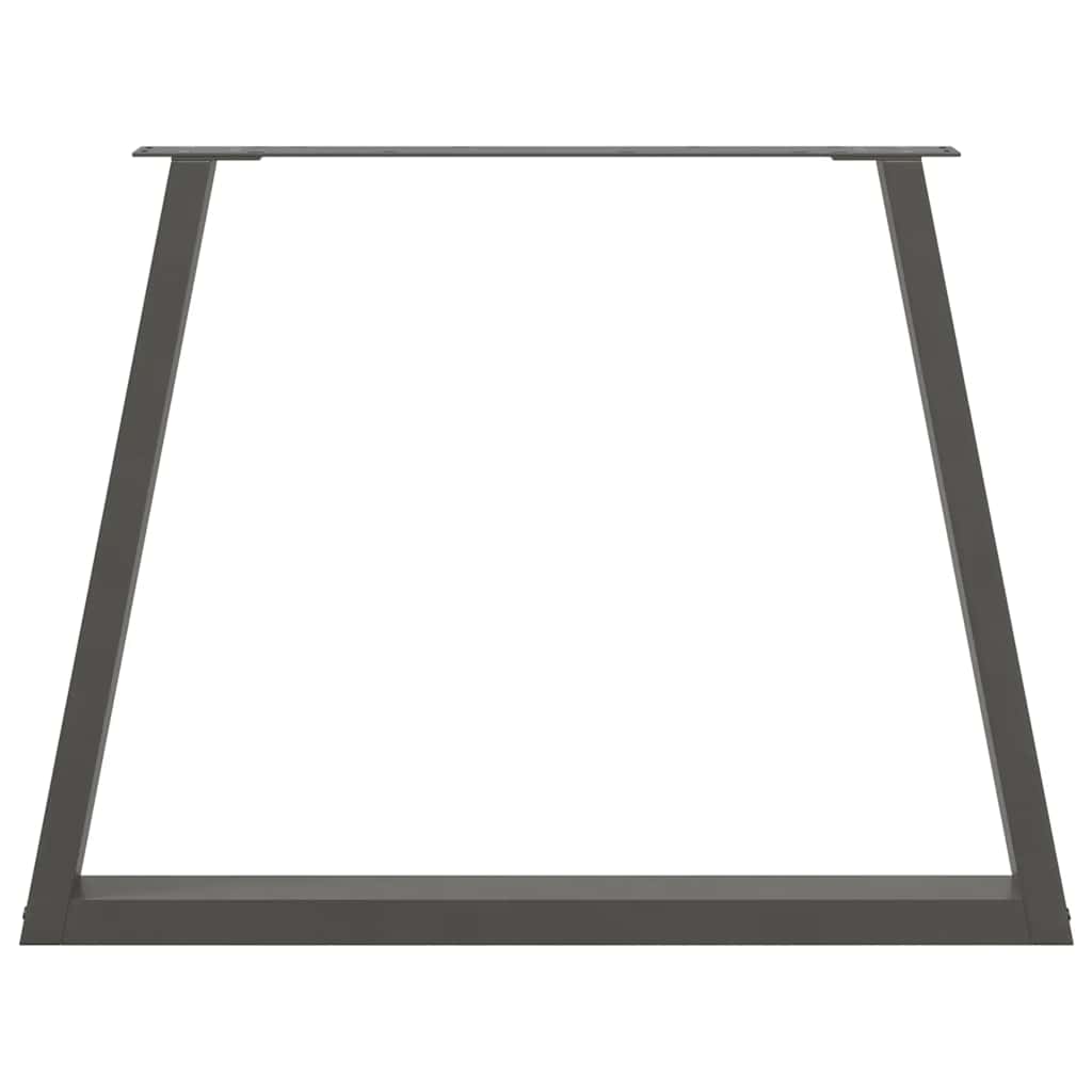 Patas para mesa de comedor forma X 2 uds acero, diseño resistente y estable - Vetonek