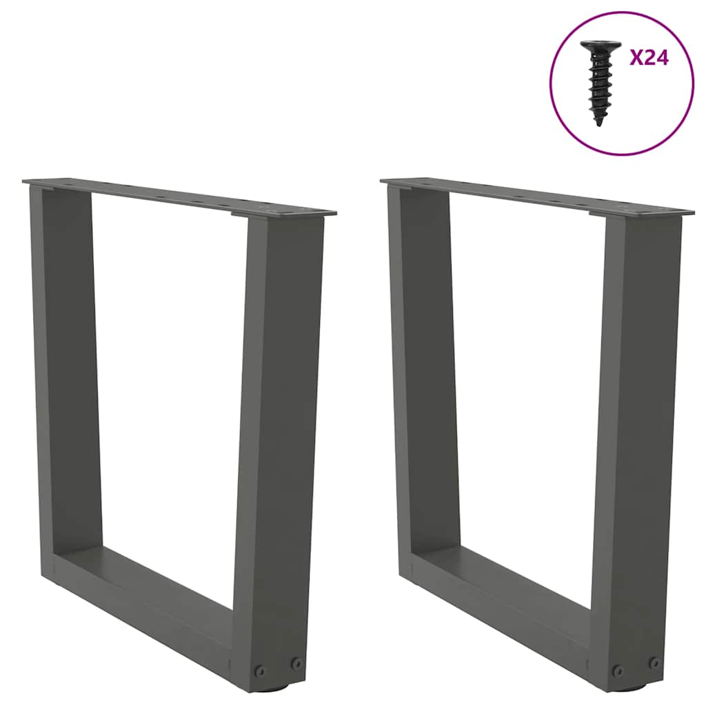 V 2 -UDS steel dining table legs