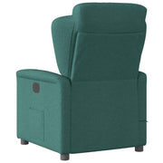 Sillón reclinable de masaje eléctrico tela verde oscuro V1120 Vetonek