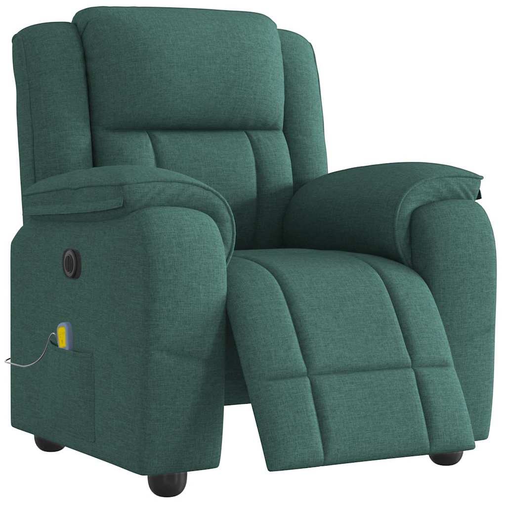 Reclinable electrical massage armchair