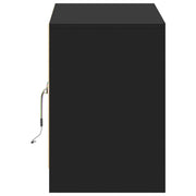 Mueble de TV con LED madera de ingeniería negro 100x34x50 cm V7535 Vetonek