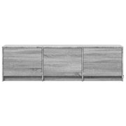 Mueble de TV madera sintetizada Nexus gris Sonoma 140x34x40 cm - Vetonek