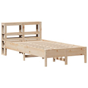 Estructura de cama sin colchón madera maciza pino 75x190 cm - Vetonek