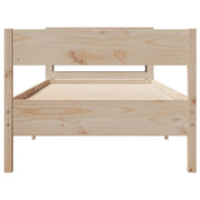 Estructura de cama sin colchón madera maciza de pino 90x190 cm v4632 - Vetonek