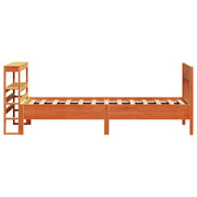 Estructura de cama sin colchón madera maciza marrón 90x190 cm - Vetonek