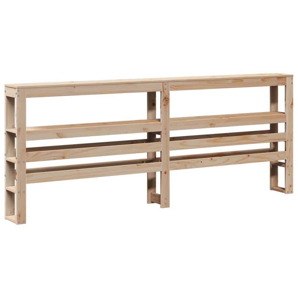Estructura de cama sin colchón madera maciza de pino 200x200 cm V6643 Vetonek
