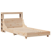 Estructura de cama sin colchón madera maciza de pino 90x190 cm v6971 - Vetonek