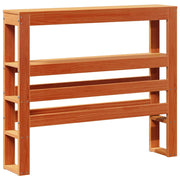 Estructura de cama sin colchón madera maciza marrón 90x190 cm - Vetonek